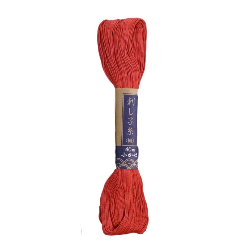 Daruma Yokota Daruma Sashiko Thread 5 Skein Essential Color Set (Thin Sashiko Thread - Hoso) - Image 5